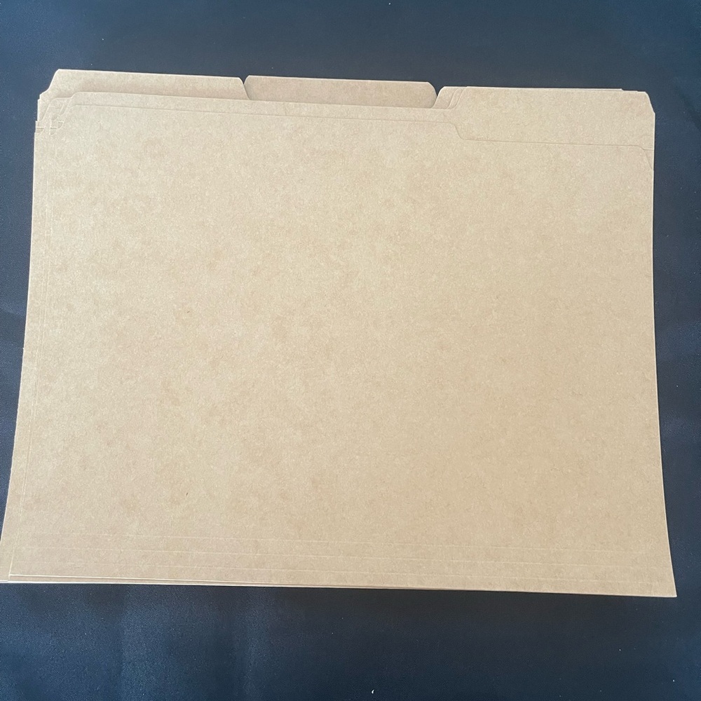 Tan File Folders, 24